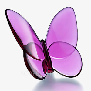 farfalla baccarat in cristallo peonia