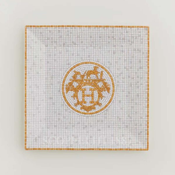 hermes mosaique oro svuotatasche 15 cm