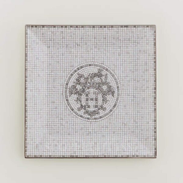 hermes mosaique platino svuotatasche