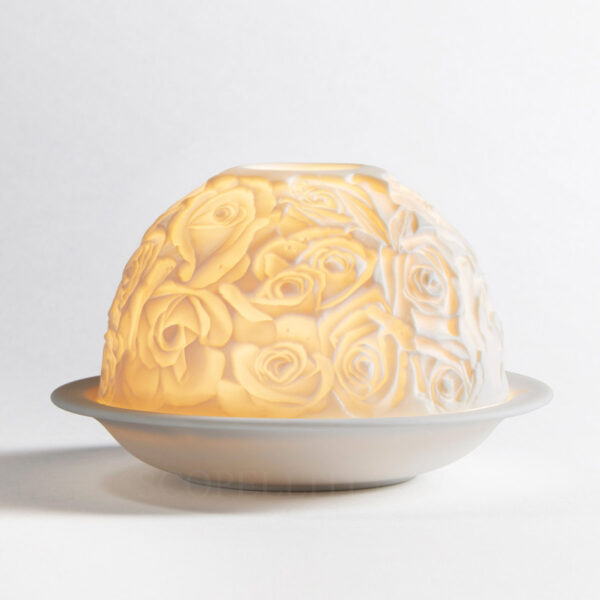 litofania le rose bernardaud