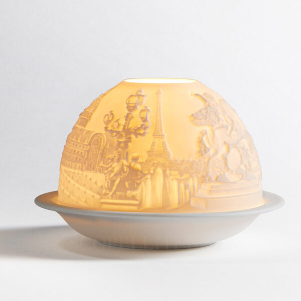 litofania monumenti di parigi bernardaud