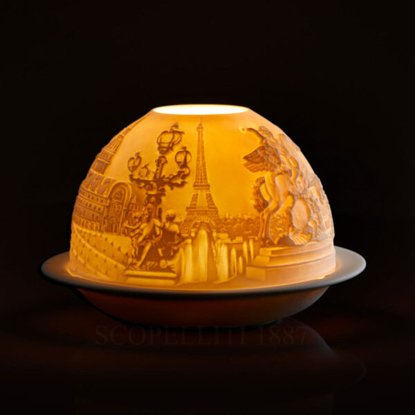 litofania monumenti di parigi bernardaud tour eiffel