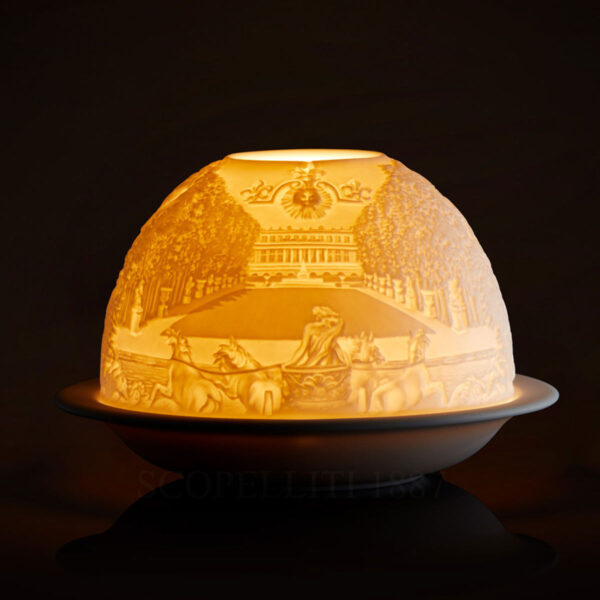litofania versailles bernardaud luce accesa