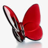 Farfalla Baccarat Rossa in Cristallo