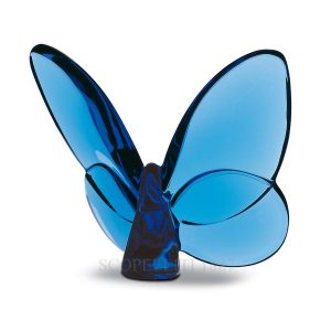 Portafortuna “Papillon” di Baccarat – colore blu
