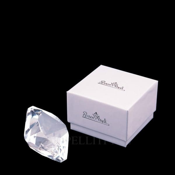 diamante quadrato in cristallo di rosenthal