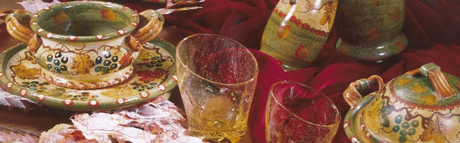Modigliani ceramica Terre di Chianti decorata a mano