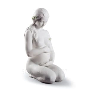 statuina lladro porcellana maternita