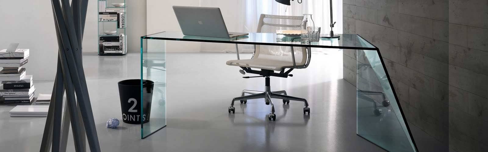 Tonelli Design arredamento tavoli tavolini vetro extra chiaro mobili vendita negozio