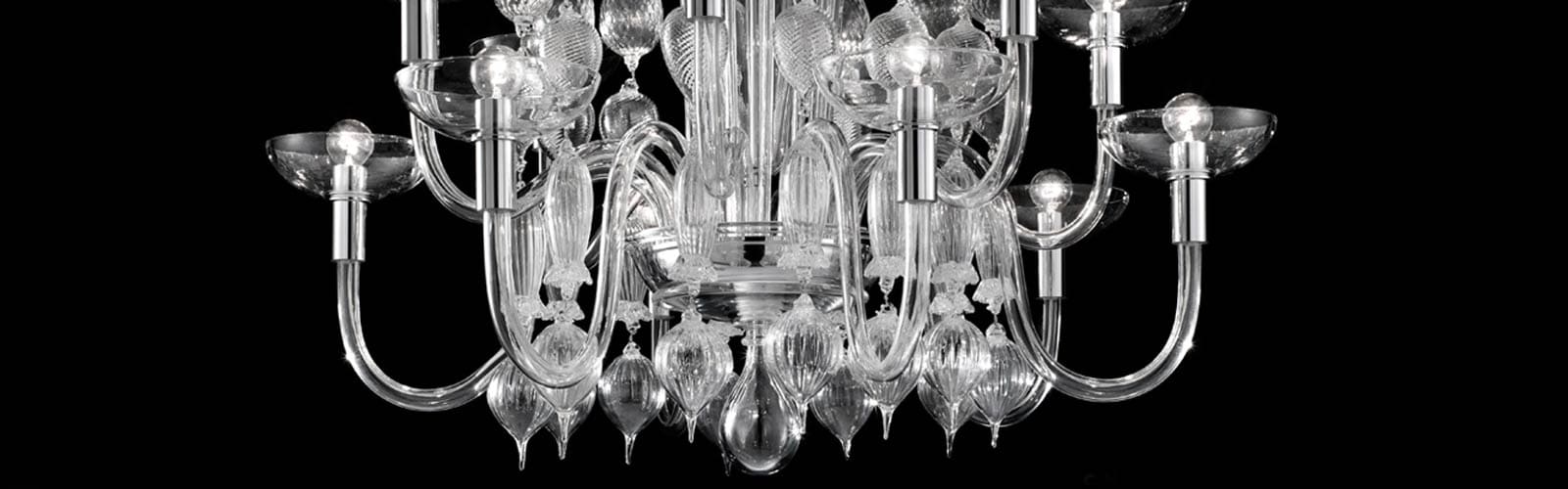 Venini lampadari design Carlo Scarpa vetro di Murano Reggio Caalbria regali liste nozze