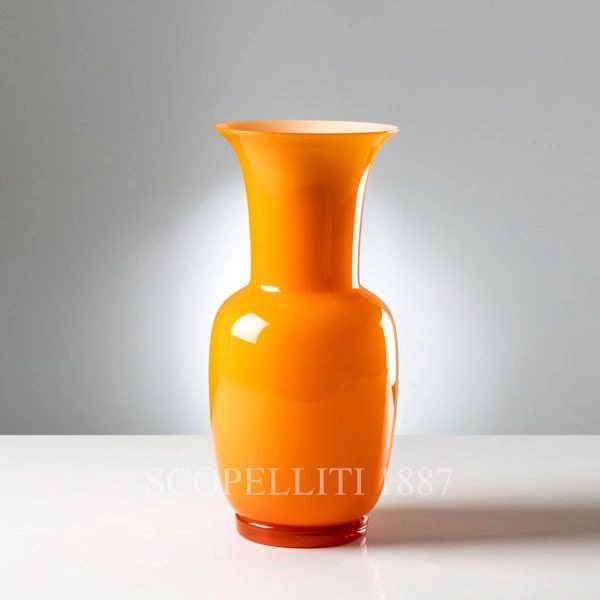 vaso venini opalino colore 2019 arancio