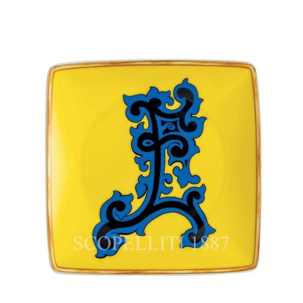 bomboniera versace con lettera e