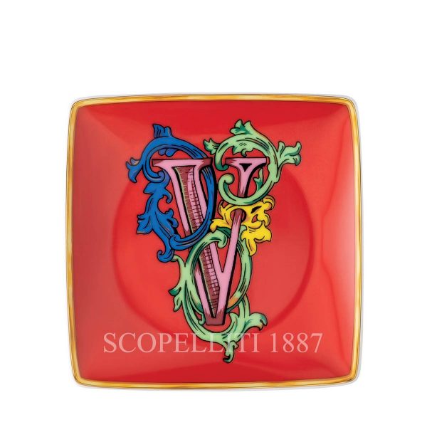 bomboniera versace con lettera v