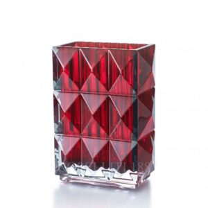vaso baccarat louxor in cristallo rosso