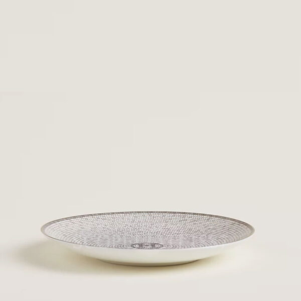 hèrmes piattino mosaique platino bomboniera