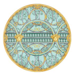 piatto segnaposto 33 cm scala del palazzo verde versace