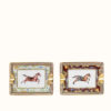 Set di 2 mini posaceneri Cheval d’Orient Hermes