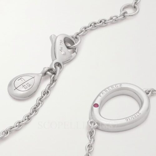 bracciale faberge in oro bianco sasha