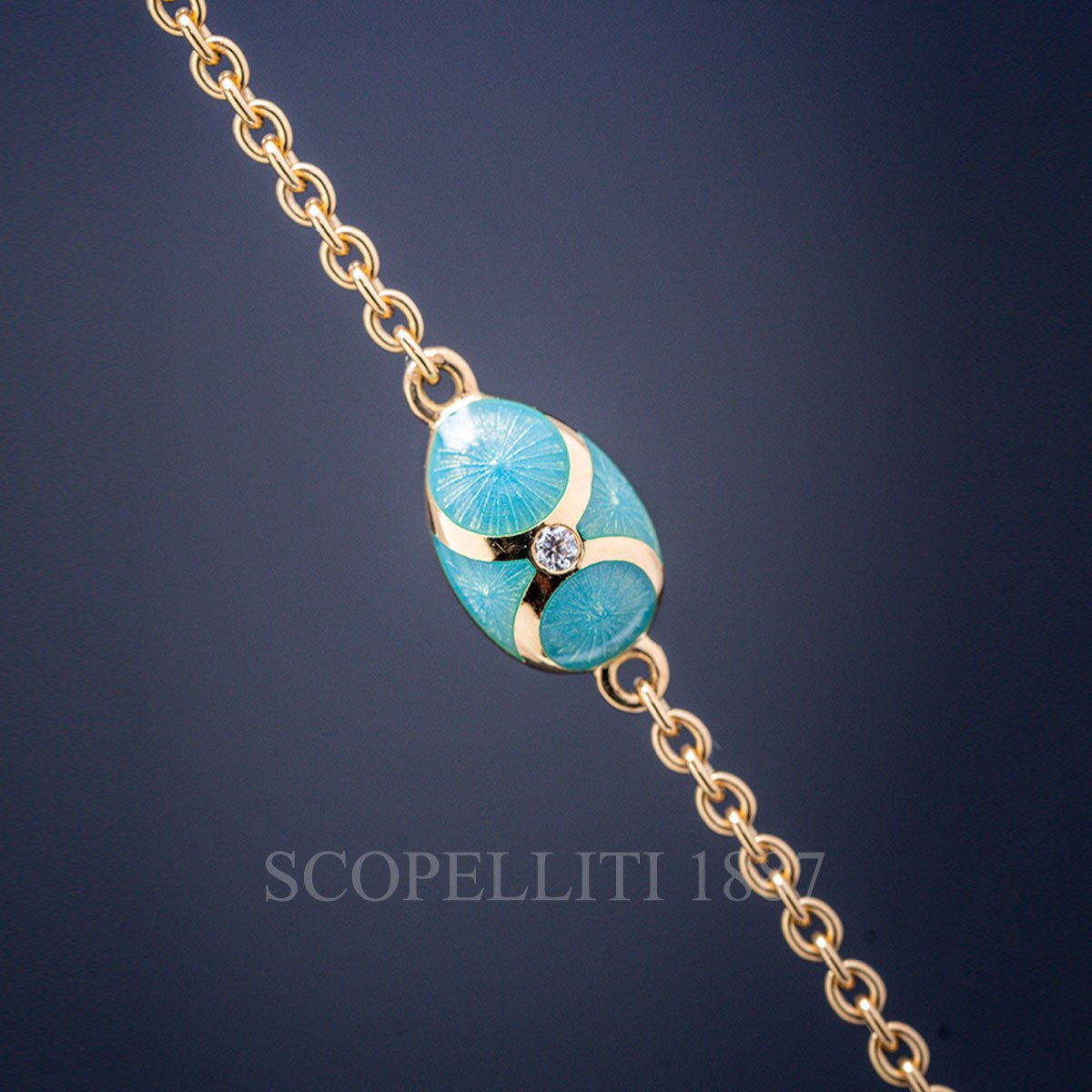 Bracciale Oro Rosa 18K Epinki - Doppia Catena Con Ciondolo Fiore Cavo - Gioiello Elegante Per Donna E Sposa - Lunghezza 18 Cm