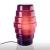 Venini lampada da tavolo Zoe H52 viola