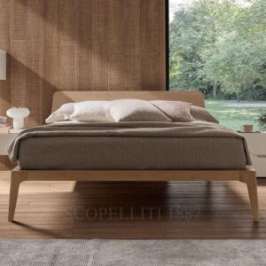 Morassutti letto matrimoniale in legno Zenit