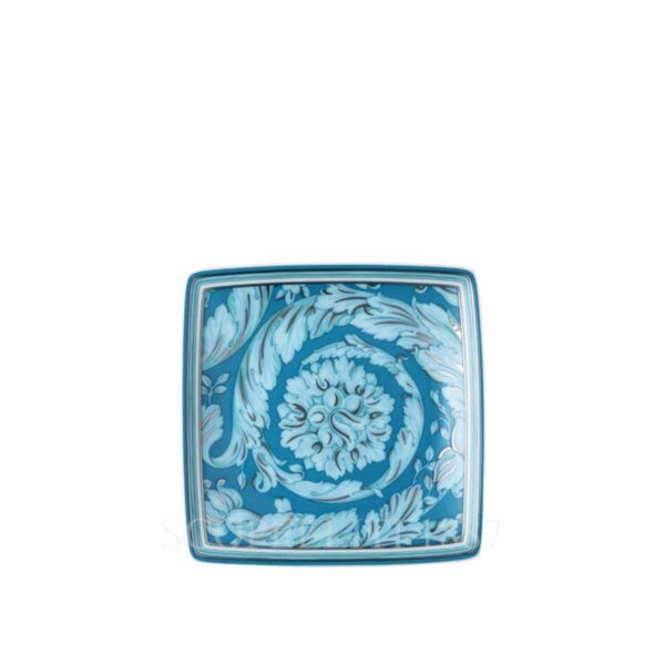 bomboniera versace barocco teal 9 cm