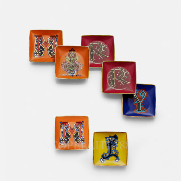 bomboniera versace con lettere