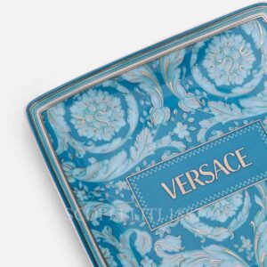 bomboniera versace elegante azzurra 12 cm
