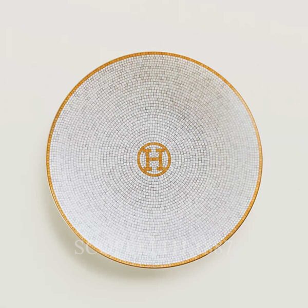 hermès mosaique oro piattino