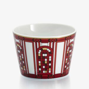 baccarat bicchiere in porcellana arcadia red