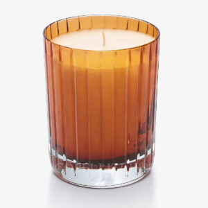 bomboniera baccarat candela profumata arancione