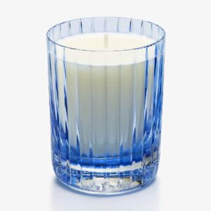 bomboniera baccarat candela profumata azzurra