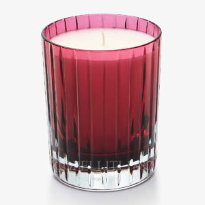bomboniera baccarat candela profumata rossa
