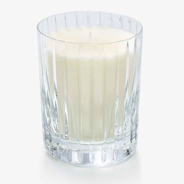 bomboniera baccarat candela profumata trasparente