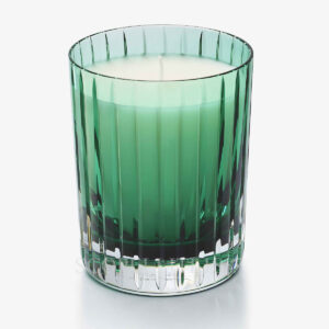 bomboniera baccarat candela profumata verde