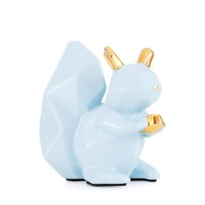 emò italia scoiattolo in ceramica celeste