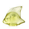 Bomboniera Pesce Lalique in Cristallo Giallo Sole