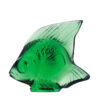 Bomboniera Pesce Lalique in Cristallo Verde