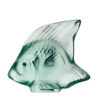 Bomboniera Pesce Lalique in Cristallo Verde Menta