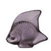 Bomboniera Pesce Lalique in Cristallo Viola