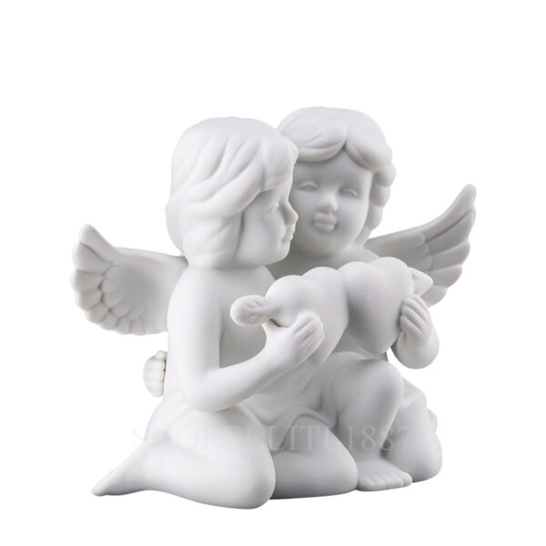 bomboniera rosenthal coppia di angeli piccoli laterale