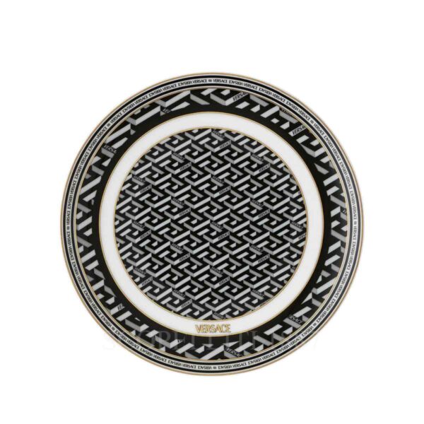 bomboniera versace la greca signature nera 17 cm