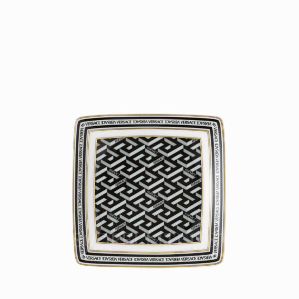 bomboniera versace la greca signature nera 9 cm