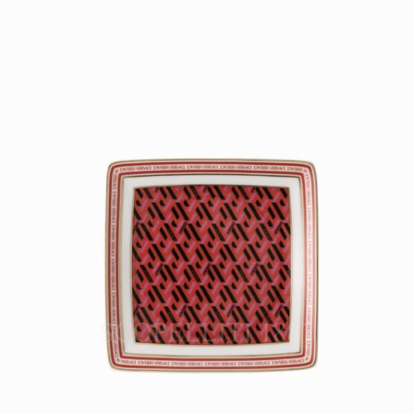 bomboniera versace la greca signature rossa 9 cm