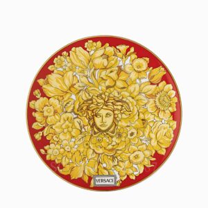 bomboniera versace medusa rhapsody red 17 cm
