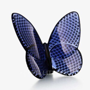 farfalla baccarat in cristallo mezzanotte diamante