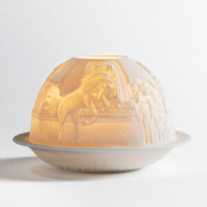 litofania sogna equestre bernardaud