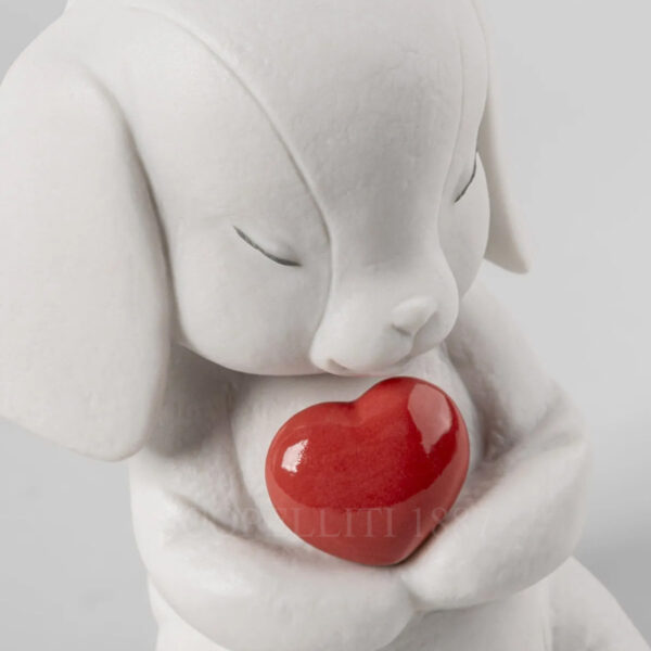 lladrò buddy cucciolo affettuoso figurina dettaglio