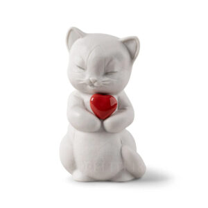lladrò whiskers gattino giocherellone figurina