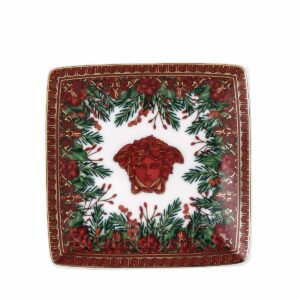 versace piattino di natale i love baroque holiday 12 cm